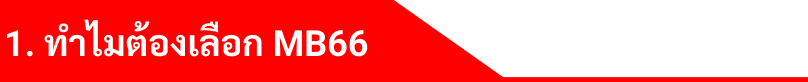 1. ทำไมต้องเลือก MB66